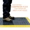 Safe-Flex Antifatigue Mat, 44 inch L x 98 inch W, Black Tiles / Yellow Border RF1BZ3 - alternate 5